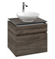 V&B Waschtischunterschrank Legato 60x55x50cm, Waschtisch mittig, Stone Oak