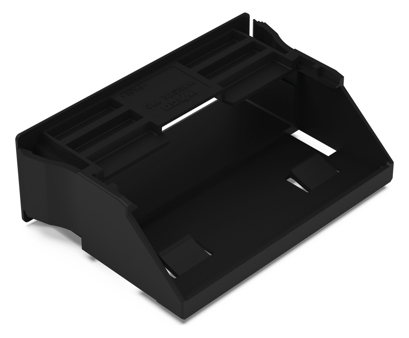 Rahmen Snap-In sw 5p Stecker/Buchse