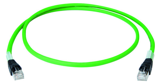 Patchkabel Cat6A 15m gn S/FTP RJ45 AWG26