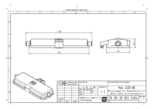 HART HAN 24B-Metallkappe     09300245404 