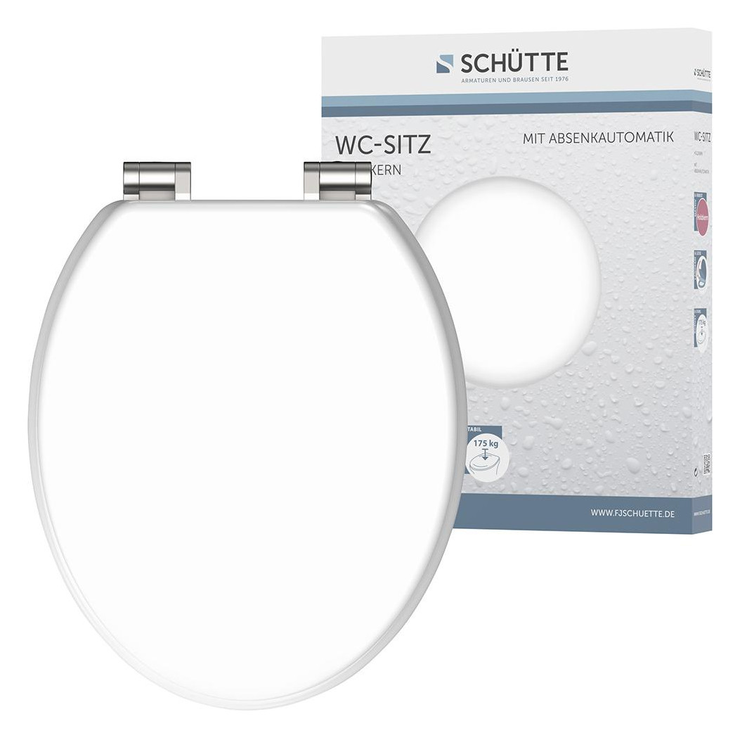 Bild Holzkern WC-Sitz WHITE, mit Absenkautoma tik mit Absenkautomatik - KIRCHHOFF-6
