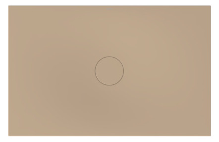 Bette Duschfliese BetteAir 1400 x 900 mm, greige, Rechteck, glasierter Titan-Stahl, mit Minimum-Täger