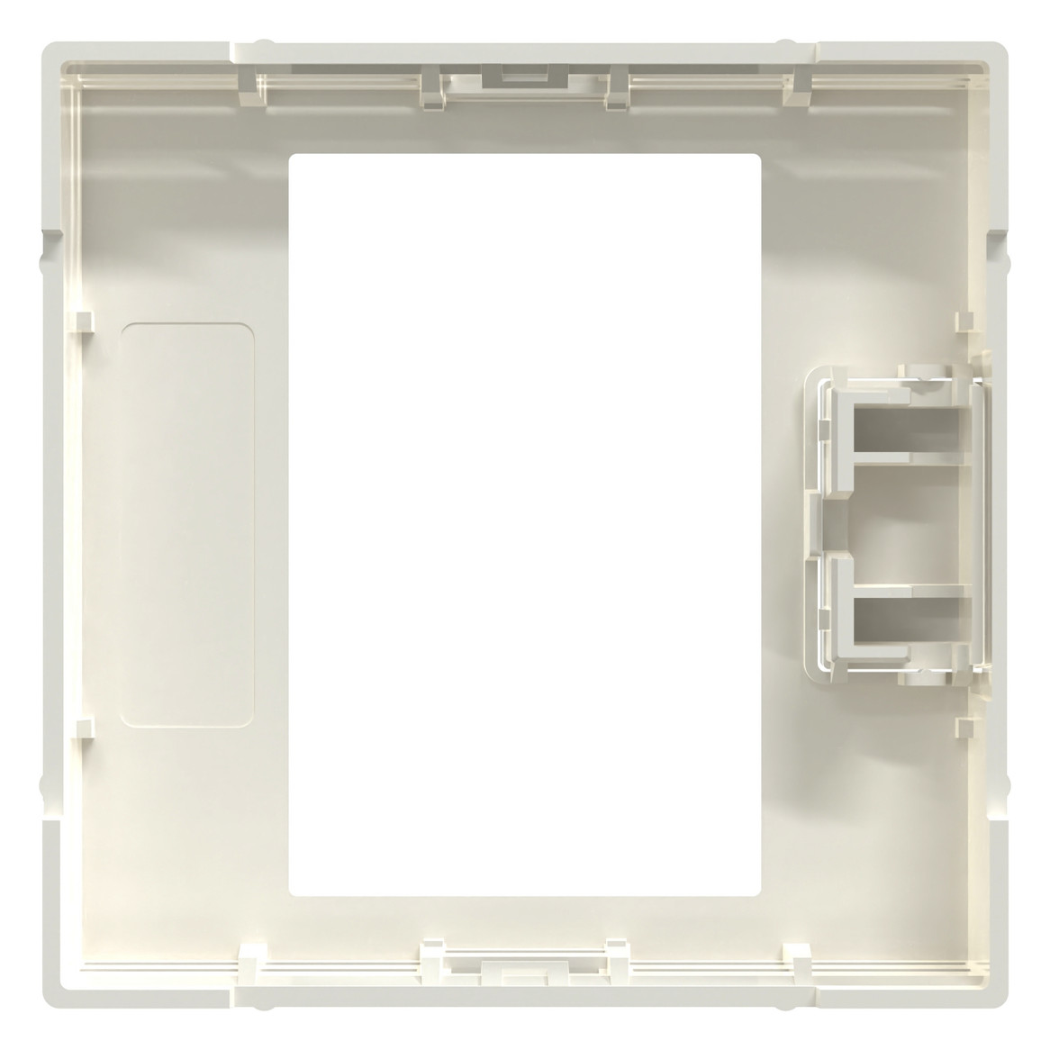 Zentralplatte Raumtemp System M polws glz