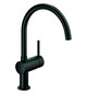 GROHE Spültisch-Einhebelmischer Minta 1/2", C-Auslauf, velvet black