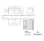 V&B Waschtischunterschrank Collaro 120x54,8x50cm, Waschtisch mittig, stone oak