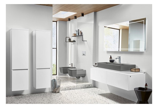 V&B WC-Sitz Memento 2.0 graphite C-plus, Quick-Release, Softclosing, Scharniere Edelstahl