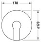 Duravit Fertigmontageset Unterputz-Brause-Einhebelmischer D-Code Keramikmischsystem, rund, 24,5 l, chrom
