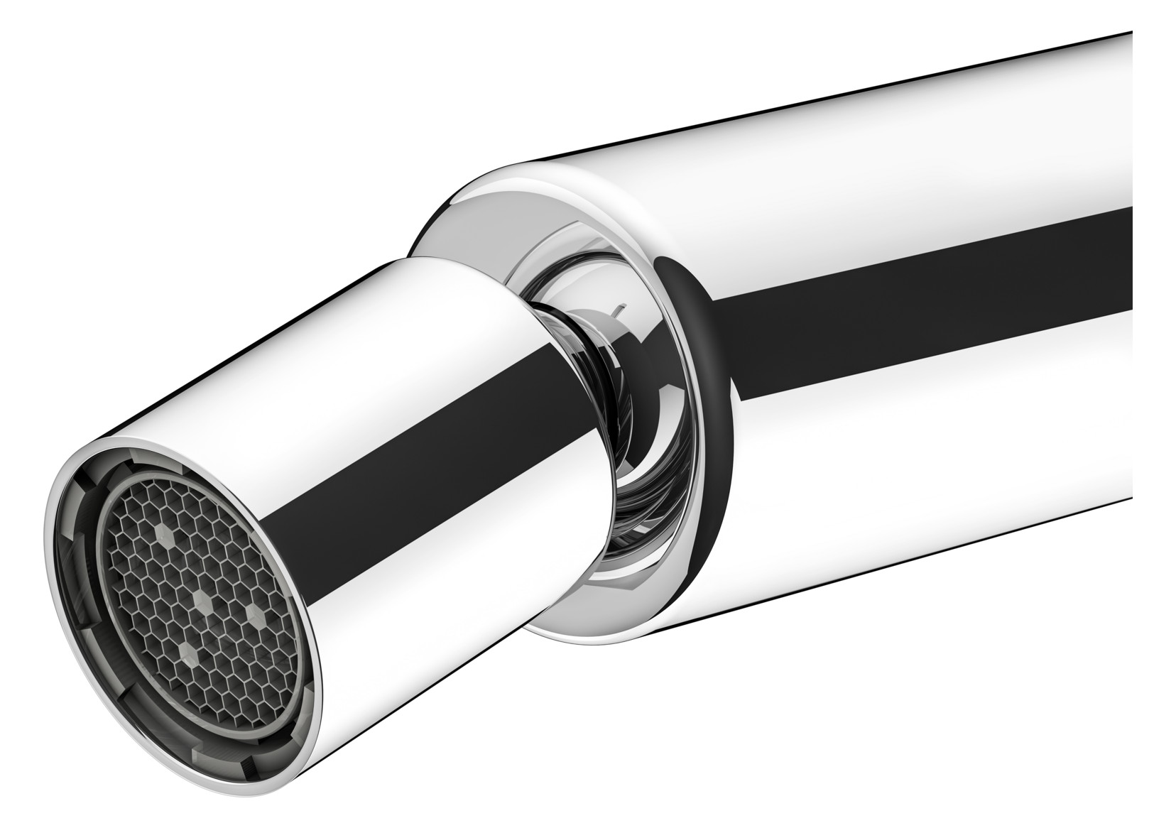 KEUCO Bidet-Einhebelmischer IXMO Flat Ausladung 110mm, mit Ablaufgarnitur, verchromt