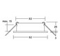 LED-Einbaustrahler 14W Konv ws mt IP20 RF:mt 1LED Alu Ø/EB82mm