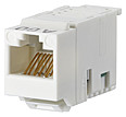 Modular-Buchse Cat6 RJ45 26-22AWG Litze Feldkonf massiv f.Rundkabel pws