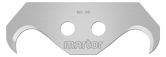 martor-Hakenklingen 98.70 54,8x19x0,63mm - 10 Stück
