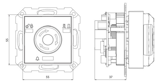 GEZE Fluchtwegterminal Stand-     138324 