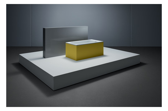 Badewanne LaBette 1240 124x70x42cm, 2 Griffe, ägäis