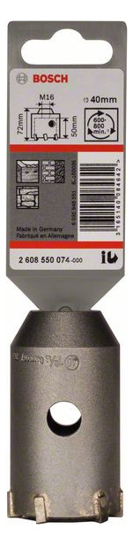 SDS-Bohrkrone Hartmetall Ø40x50mm