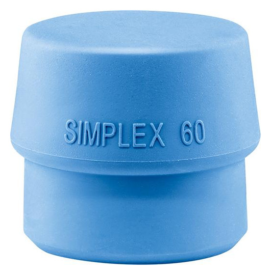 HALDER-Schlageinsatz TPE-Soft, blau 60 mm