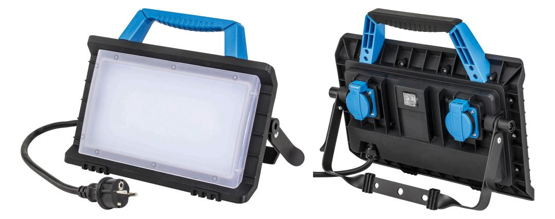 Bild LED Strahler 45W, mobil Optiline, IP 54 2x SchukoDose IP54 - n.a.-2