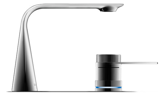 Duravit 2-Loch-Waschtisch-Armatur M D.1 Ausladung 148mm, mit Drehgriff, ohne Zugstangen-Ablaufgarnitur, chrom