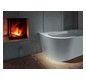 Badewanne BetteStarlet V Silhouette-6690 ebony, 175x80x42cm, mit Schürze
