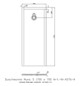Hoesch Mineralguss-Duschwanne Muna S 170 x 70 x 3 cm, Steingrau, ohne Antirutsch