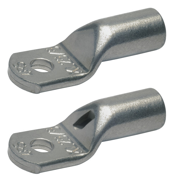 Rohrkabelschuh 120qmm M10 180° (horiz) Kl.2 Ring Cu verzinnt Rohrkabelschuh 120qmm M10 180° (horiz) Kl.2 Ring Cu verzinnt
