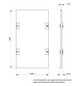 Schrank-Frontplatte 9HE B250xH450mm ST pulverbesch