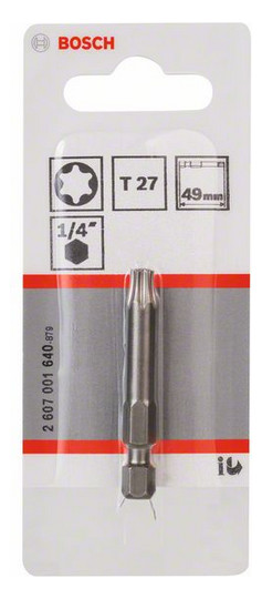 Bit TX27 L=49mm 6,4mm(1/4) 1/4Zoll