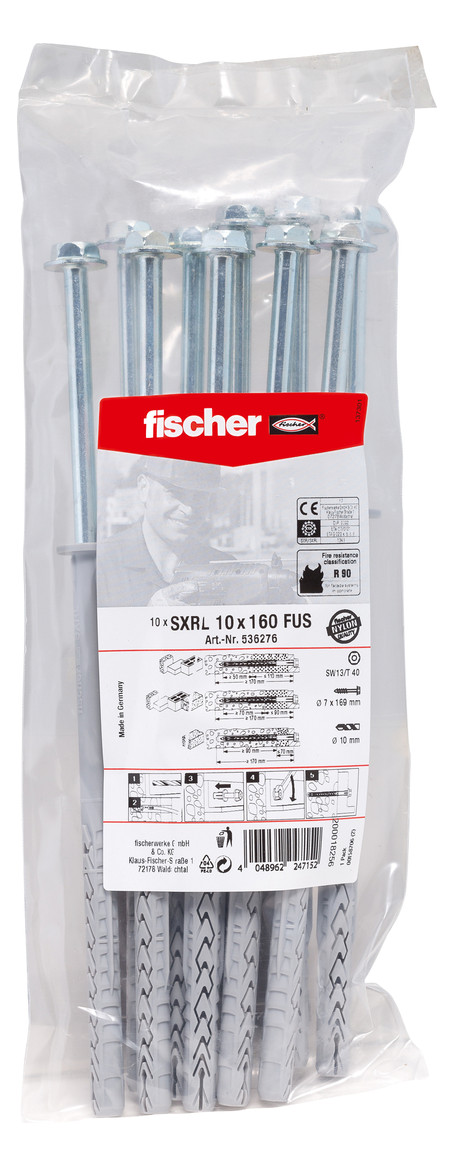 Bild Langschaftdübel SXRL 10x160FUS B - fischer-1