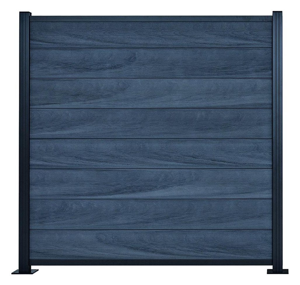 Bild ÖLAND Zaunset greystone für Zaunfeld 180x175cm & Clips kartonverpackt coextrudie - n.a.-0