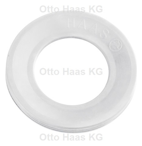 HAAS Gummi-Dichtung weiß, für Stand-WC