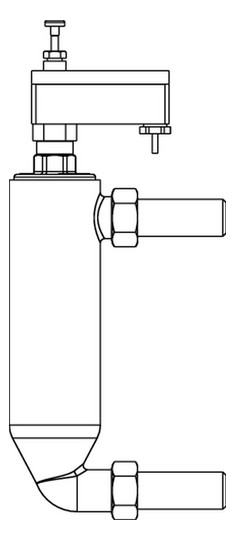 Pneumatex Wassermangelsicherung 10 bar, WMS 933.1, Verriegelung nach Abschaltung