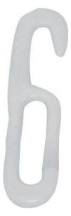 Bild Hakenglied weiß Kunststoff 6 mm - Schake-0