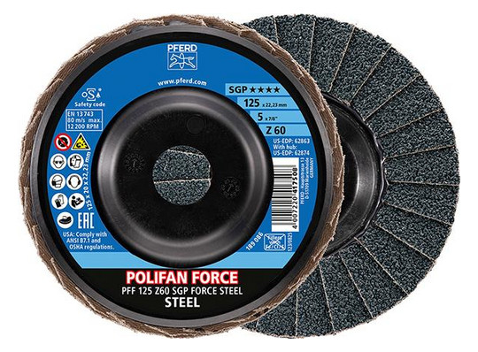 PFERD-POLIFAN-Fächerschleifscheibe, gerade Z SGP...