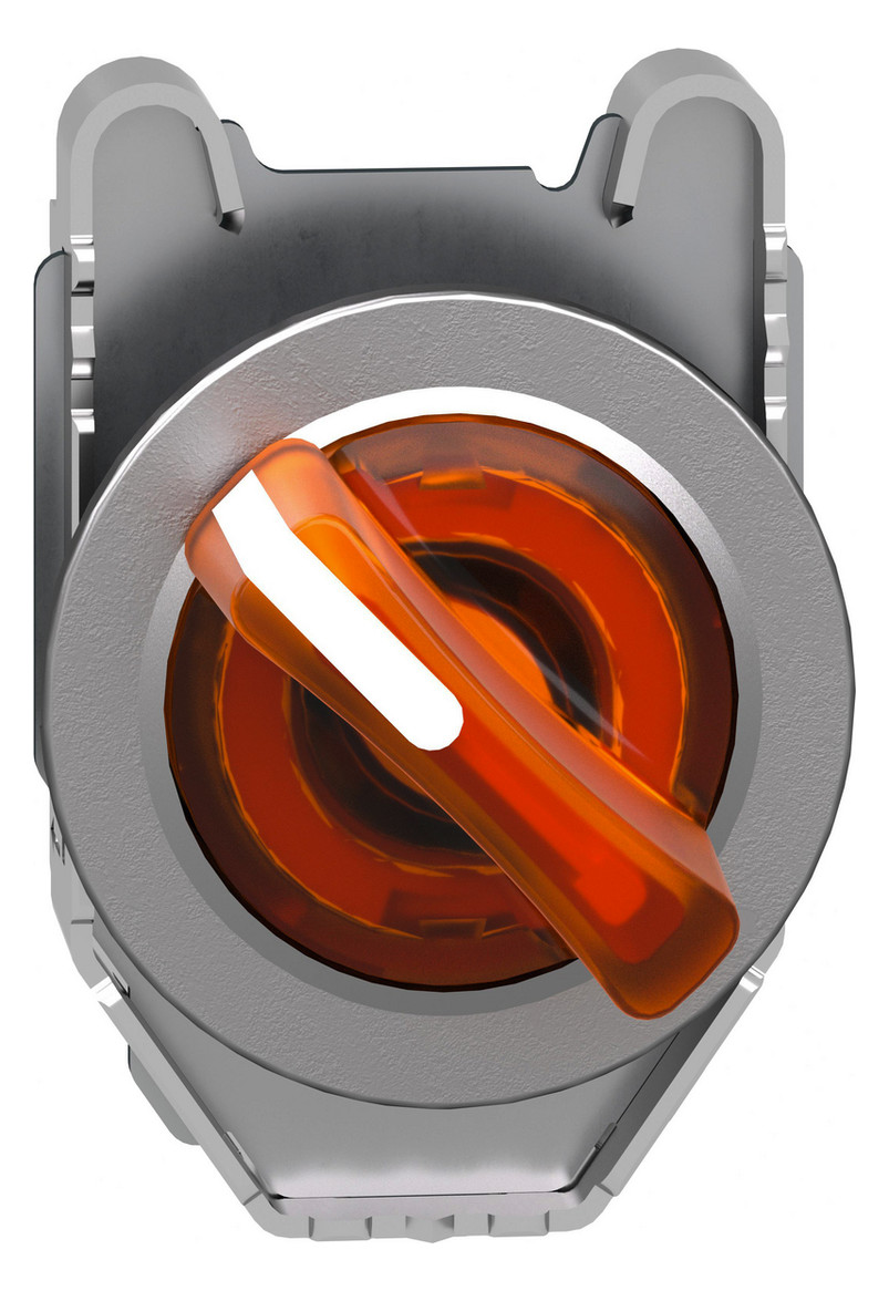 Knebelschalter 2stuf bel.b or rnd Ø30,5mm Geeignet für Beleuchtung Tastend