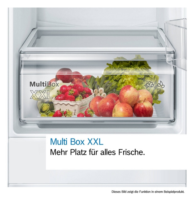 Kühlschrank EB E 204l N1225mm integr ws Schlepp 101kwh B541mm H1221mm