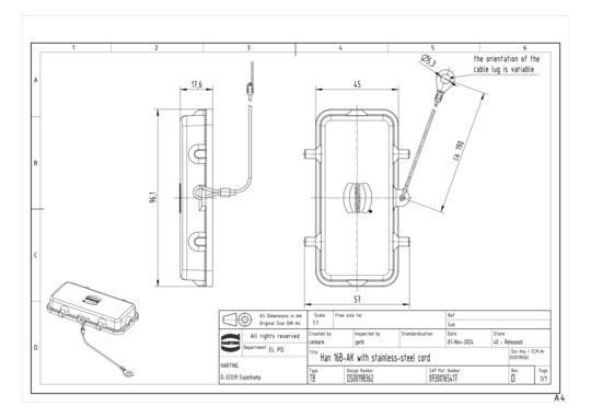 HART Han 16B-AK mit Niro-    09300165417 