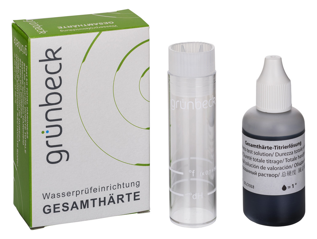 Grünbeck Wasserprüfeinrichtung Gesamthärte °dH und °f