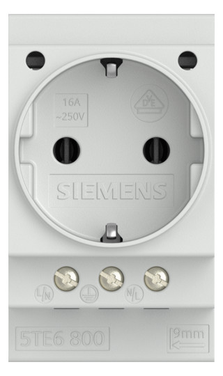SCHUKO-Steckdose 16A nach Steckdose REG 230V/AC 2,5TE 58mm IP20