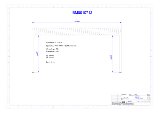 Bachmann Spiralleitung H05VV-F BM0010712 