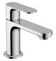 hansgrohe Waschtisch-Einhebelmischer Rebris S 80 mit Zugstangen-Ablaufgarnitur, chrom