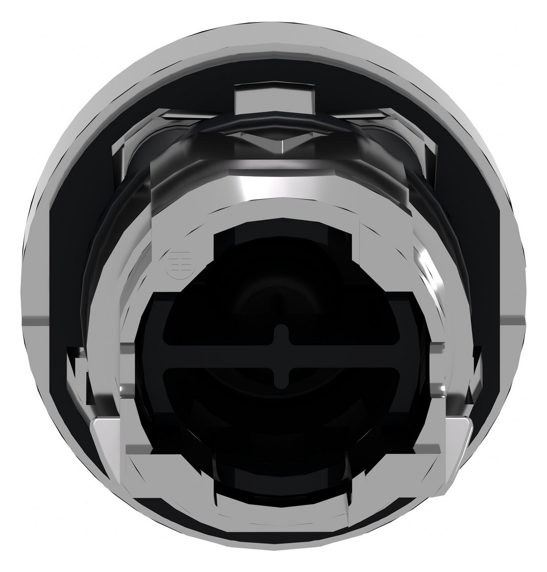 Drucktaster Front 1f rt Ø22,5mm rnd IP66 Tastend