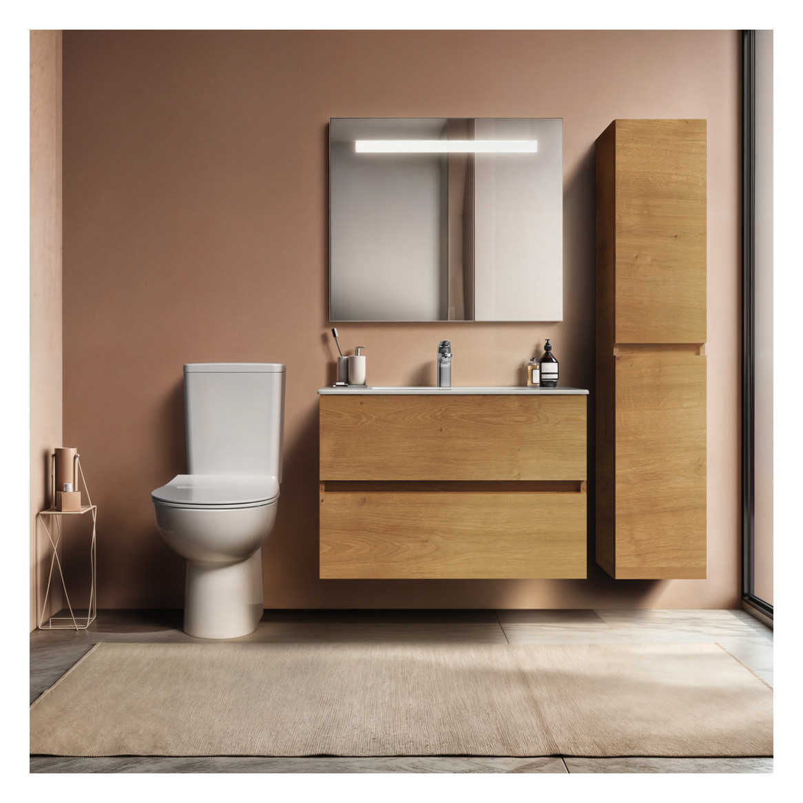 Ideal-Standard Wand-WC i.life A 35,5x54x33,5cm, ohne Spülrand, weiß