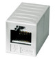 Modular-Kupplung 6 2x RJ45 Buchse/Buchse Schirm ger