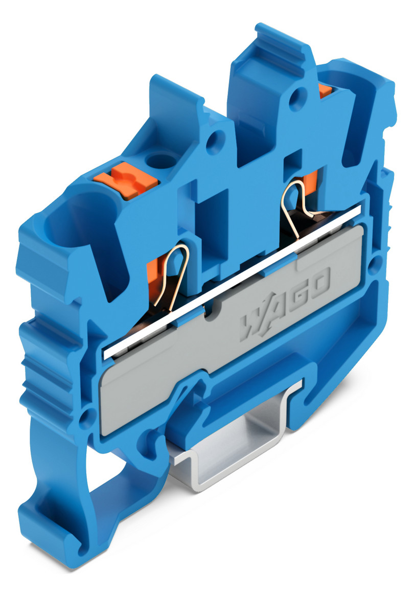 Reihenklemme 0,25-4qmm 1Etage 2kl bl 24A TS35 Hutschiene TH35