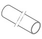 Geberit Rohr PE DN 200, Stange a 5 m, PE-HD
