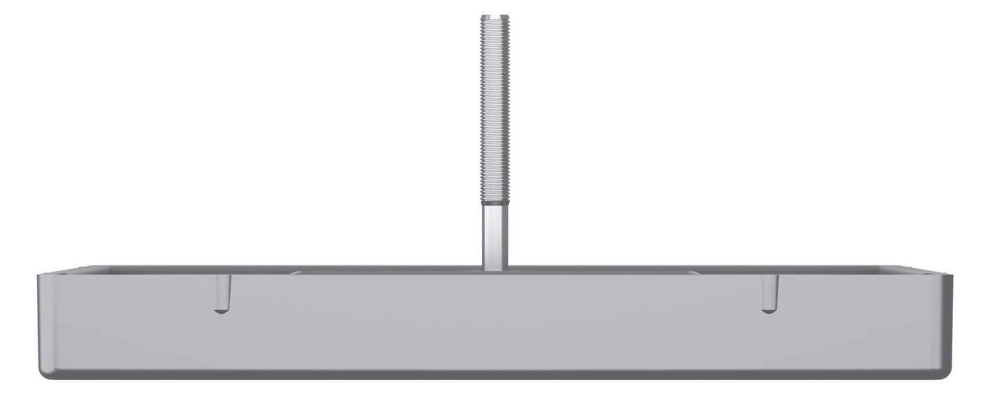 Zentralplatte TAE 3f System Design edst Schraubbef m.Beschr.Feld