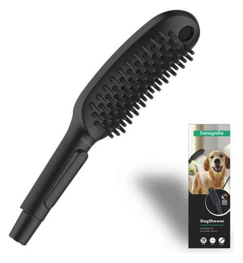 hansgrohe Hundeduschbrause 150 DogShower 3jet, mattschwarz hansgrohe Hundeduschbrause 150 DogShower 3jet, mattschwarz