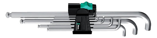Wera-Kugelkopf-Stiftschlüssel-Satz 950PKLS/9SMSB -...