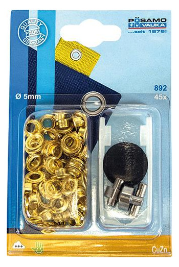 Bild Öse MS-blank (SB) 5,0mm a 45 Stück - PÖSAMO-0