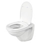 Duravit WC-Sitz Duraplus ohne Absenkautomatik, Scharniere Kunststoff, weiß