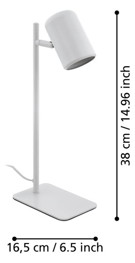 EGLO Tischleuchte CEPPINO weiss    98856 
